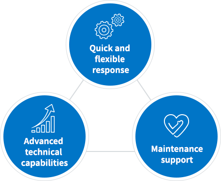 Key strengths of MS TECHNOS